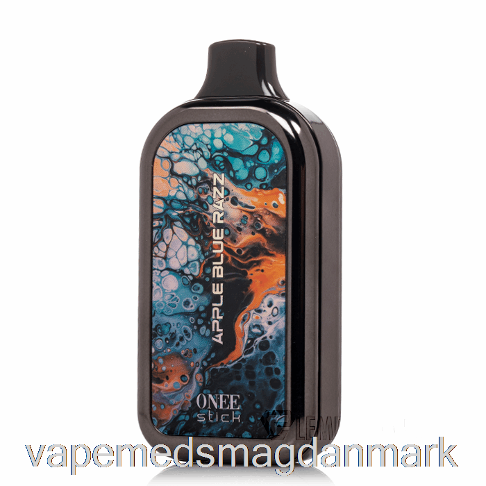 Vape Juice Yibla 6500 Engangs æble Blå Razz